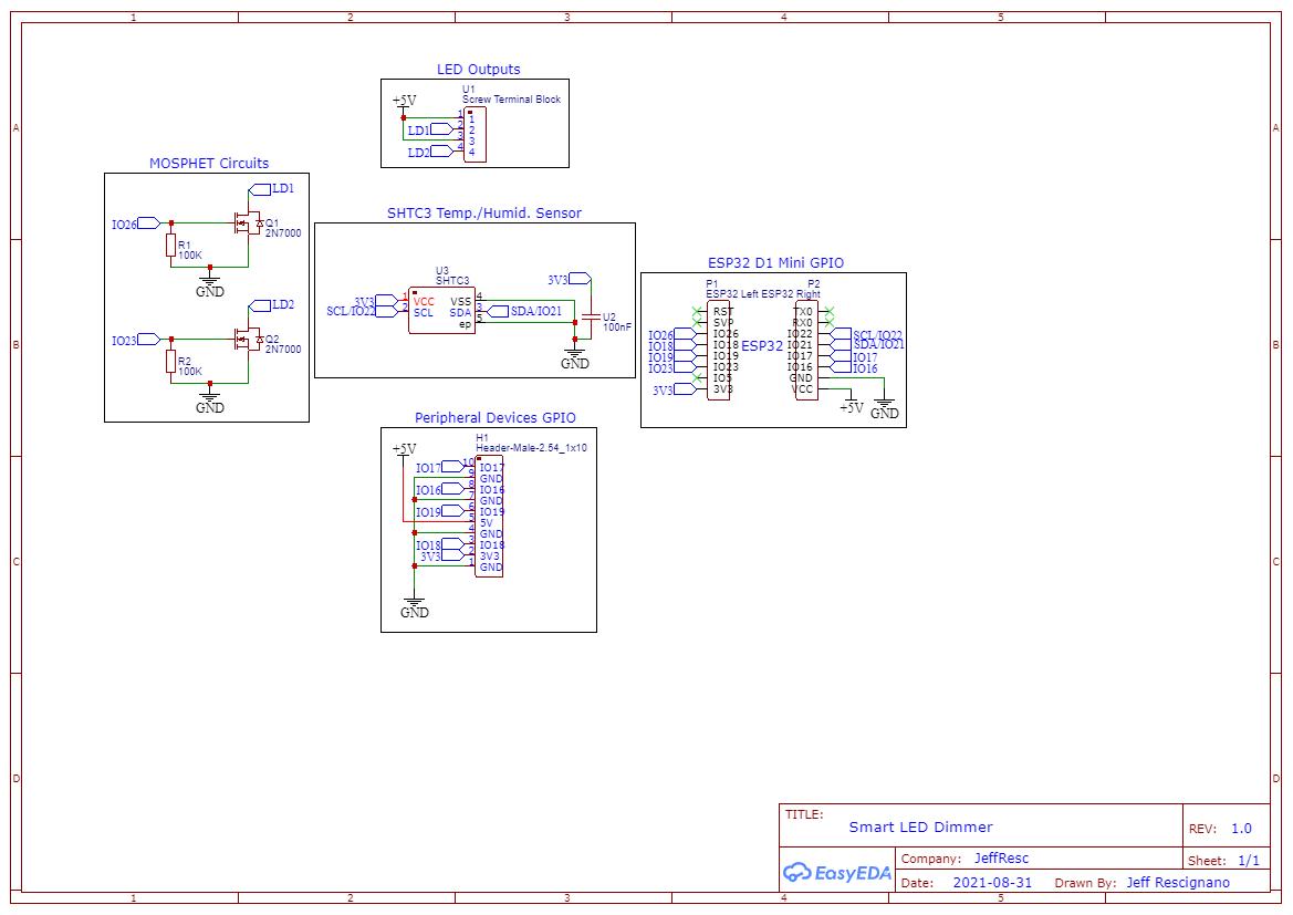 Smart LED Dimmer Schematic
